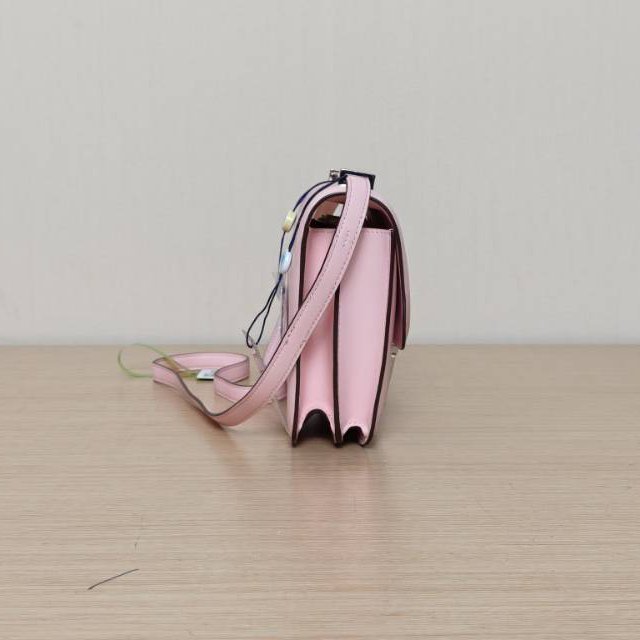 HERMES Constance康康193Q新櫻花粉Swift皮/蜥蜴皮T刻蜥蜴皮扣肩背包-3