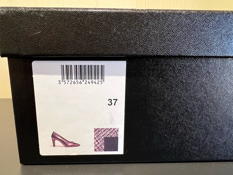 Chanel小香 香奈兒毛呢皮穿鏈氣質跟鞋（全新）-7