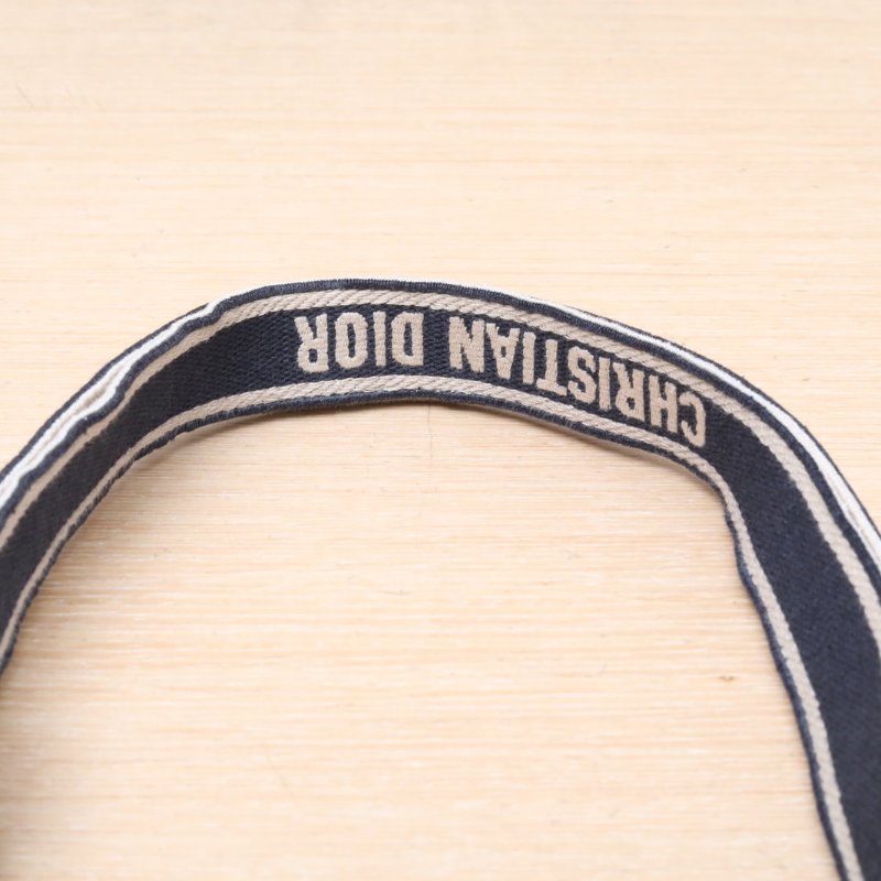 DIOR BookTote中號36.5/新款附肩帶藍色帆布金扣2024Oblique印花字母刺繡肩背包-2