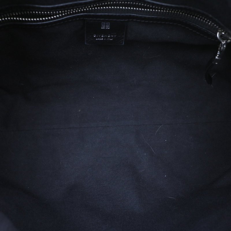 GIVENCHY VOYOU單肩包中號黑色牛皮金銀扣肩背包-2