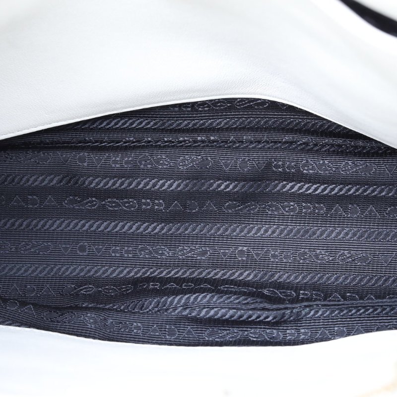 PRADA 白色羊皮Spectrum三合一單肩包肩背包-3