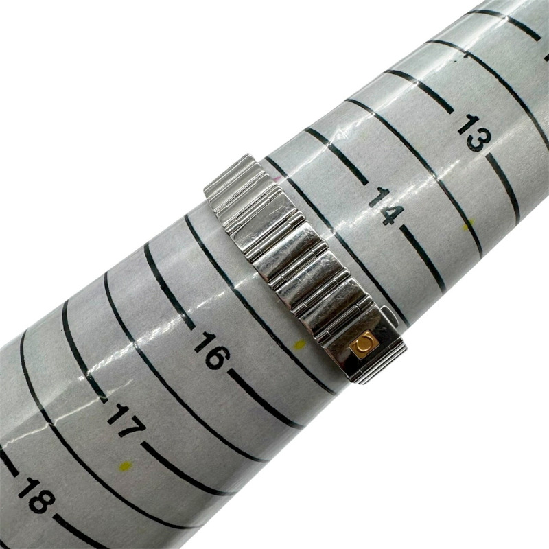 歐米茄星座系列女士不鏽鋼石英模擬腕錶,搭配Scholl錶盤-10