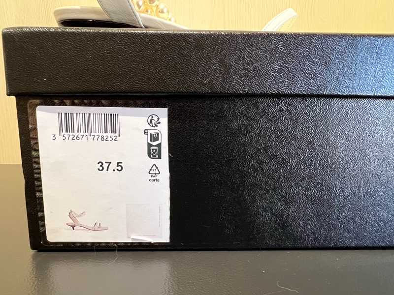 Chanel小香 香奈兒超美珍珠釦涼鞋（9成新）-6