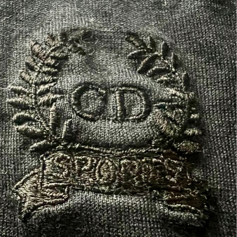 DIOR SPORT中古僅微穿幾次黑色長袖polo衫-3