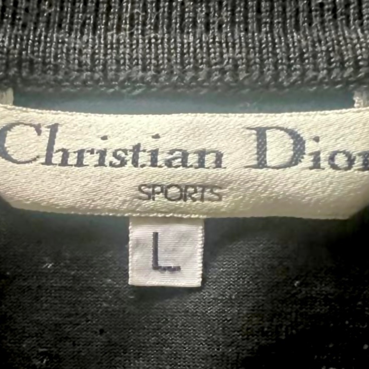 DIOR SPORT中古僅微穿幾次黑色長袖polo衫-6
