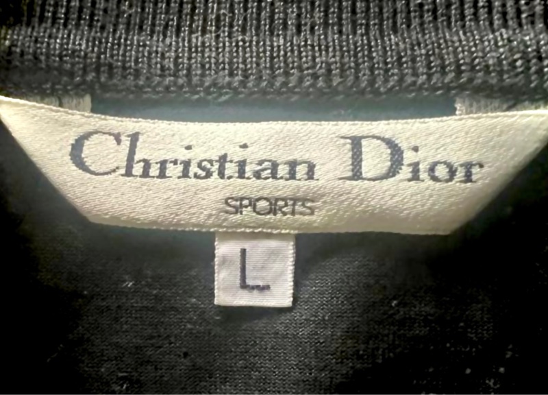 DIOR SPORT中古僅微穿幾次黑色長袖polo衫-11