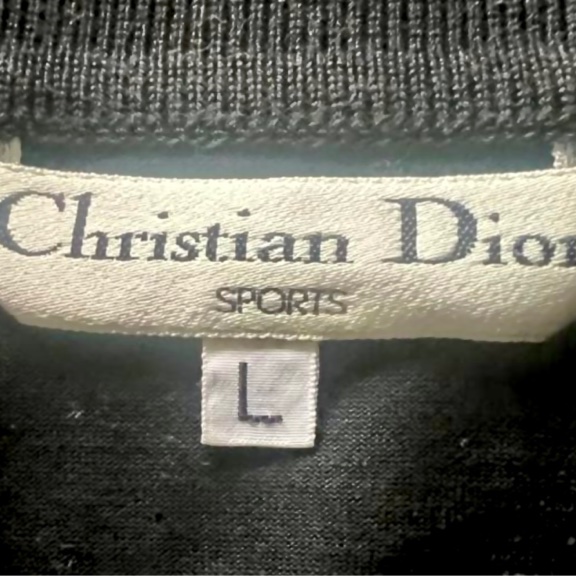 DIOR SPORT中古僅微穿幾次黑色長袖polo衫-14