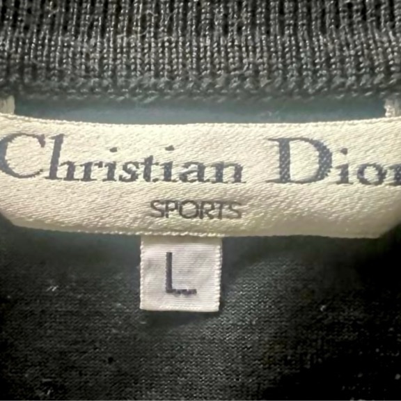 DIOR SPORT中古僅微穿幾次黑色長袖polo衫-15