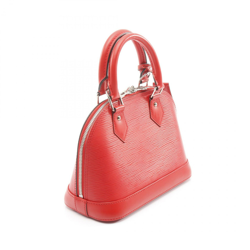 LOUIS VUITTON Alma BB 單肩斜背包手提包 M41160 Epi Coquelicot 二手-1