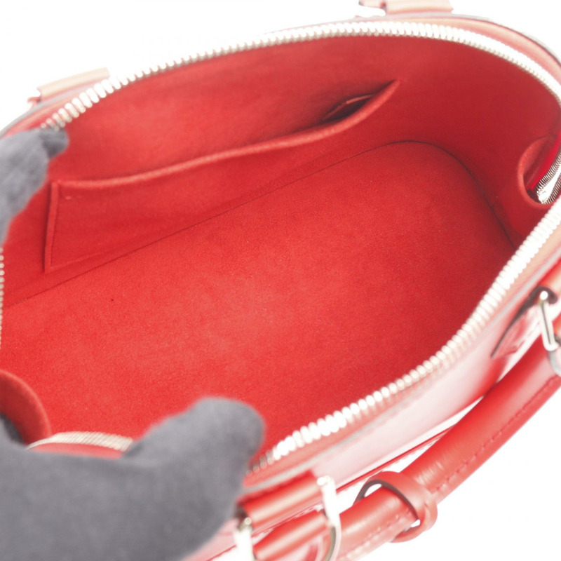 LOUIS VUITTON Alma BB 單肩斜背包手提包 M41160 Epi Coquelicot 二手-2