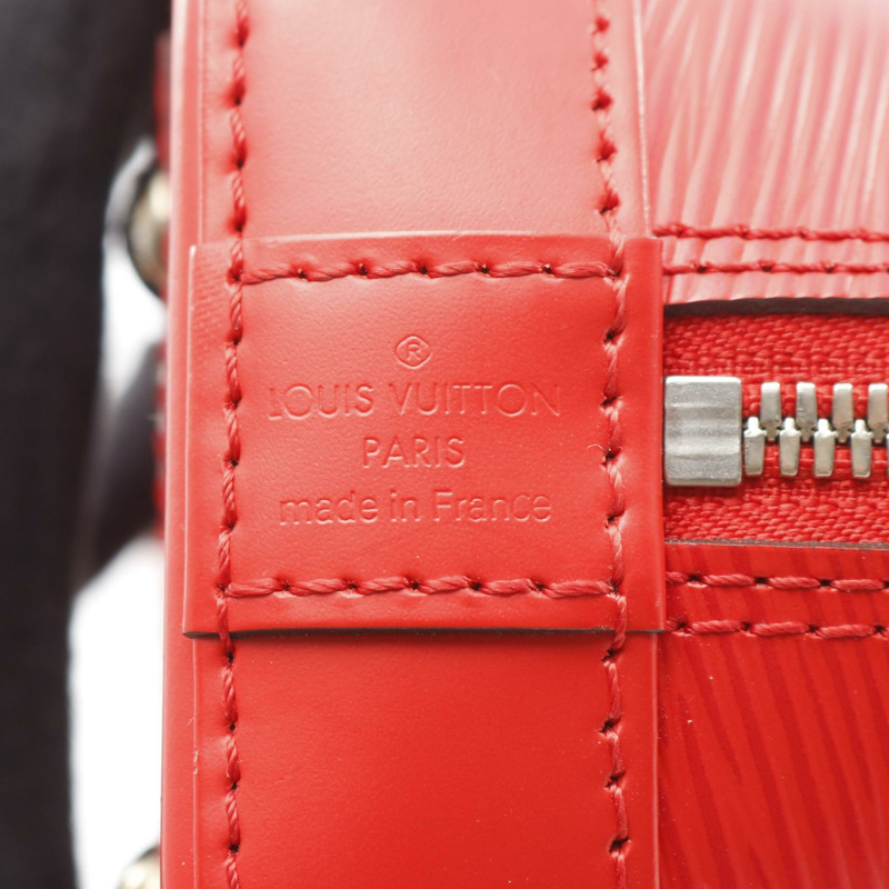 LOUIS VUITTON Alma BB 單肩斜背包手提包 M41160 Epi Coquelicot 二手-3