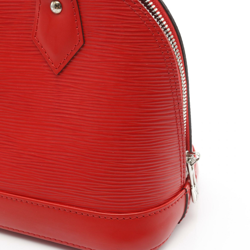 LOUIS VUITTON Alma BB 單肩斜背包手提包 M41160 Epi Coquelicot 二手-5