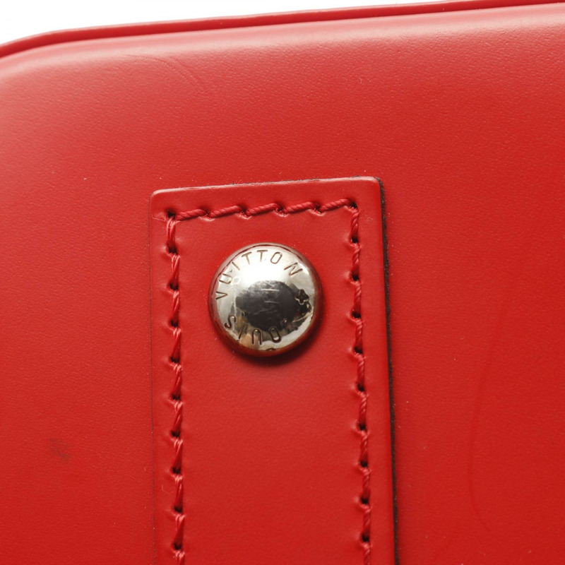 LOUIS VUITTON Alma BB 單肩斜背包手提包 M41160 Epi Coquelicot 二手-8