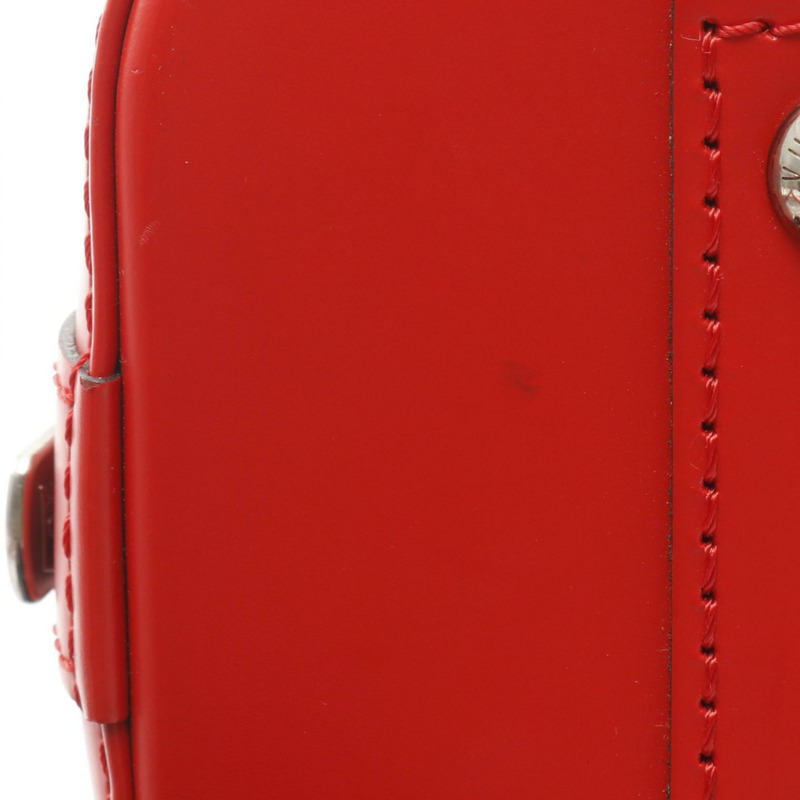 LOUIS VUITTON Alma BB 單肩斜背包手提包 M41160 Epi Coquelicot 二手-9