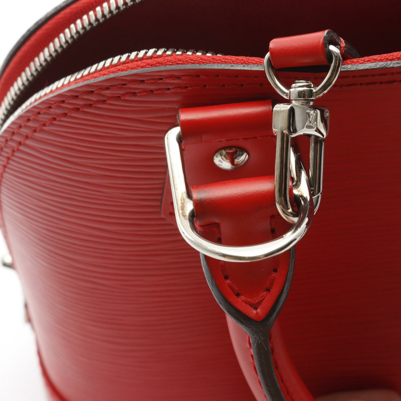 LOUIS VUITTON Alma BB 單肩斜背包手提包 M41160 Epi Coquelicot 二手-11