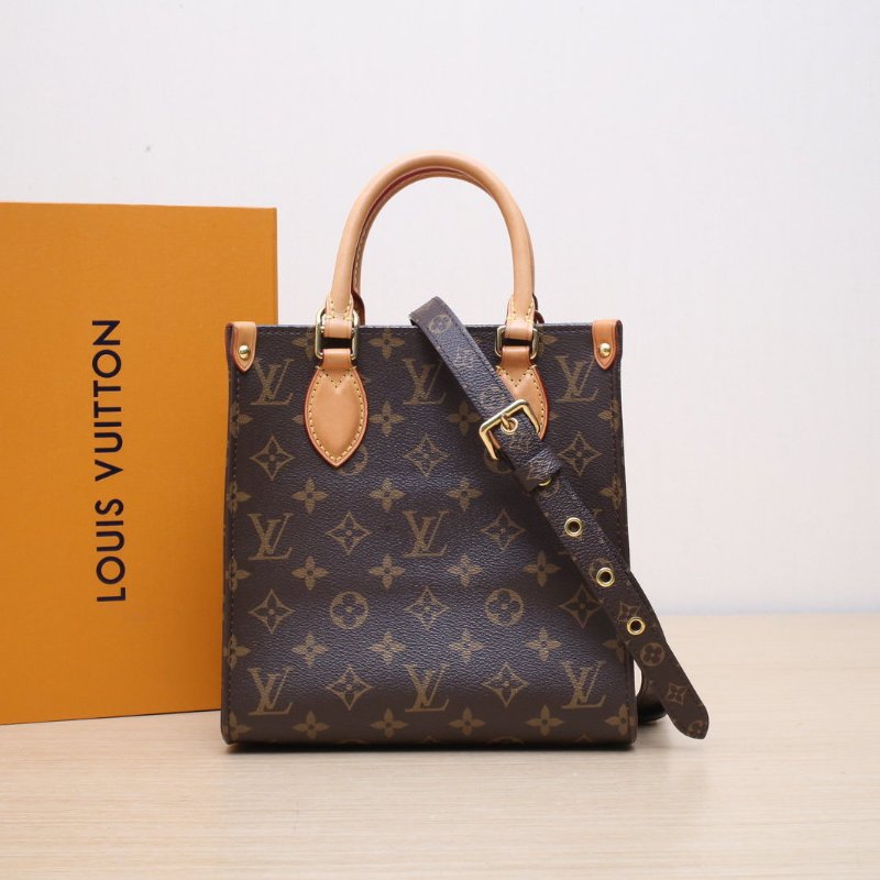 LOUIS VUITTON SACPLAT琴譜包BB21.5老花PVC晶片肩背包-0
