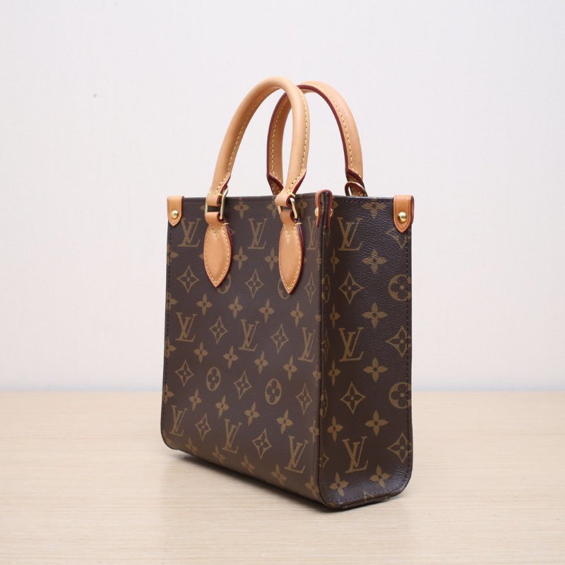 LOUIS VUITTON SACPLAT琴譜包BB21.5老花PVC晶片肩背包-4