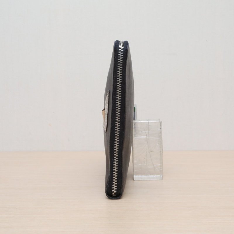 FENDI 黑色牛皮蛇皮手拿包小怪獸/肩背包-3