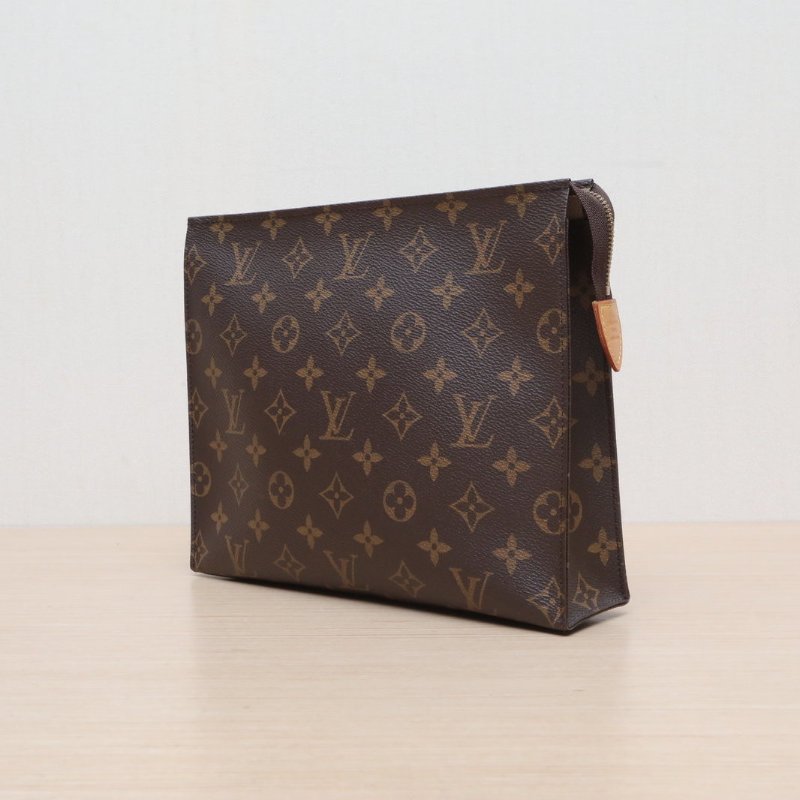 LOUIS VUITTON PocheToilette26號洗漱包老花PVC2016肩背包-2