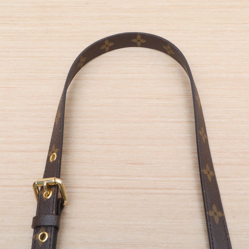 LOUIS VUITTON MetisPochette郵差包老花PVC金扣晶片肩背包-2