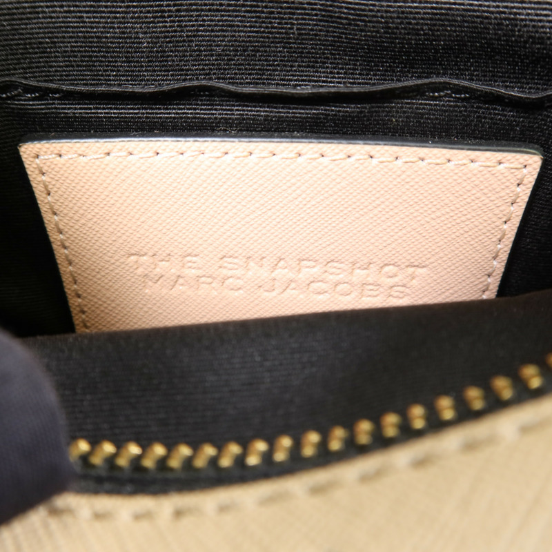 MARC JACOBS 牛皮皮革Snapshot Bag金扣肩背袋-7