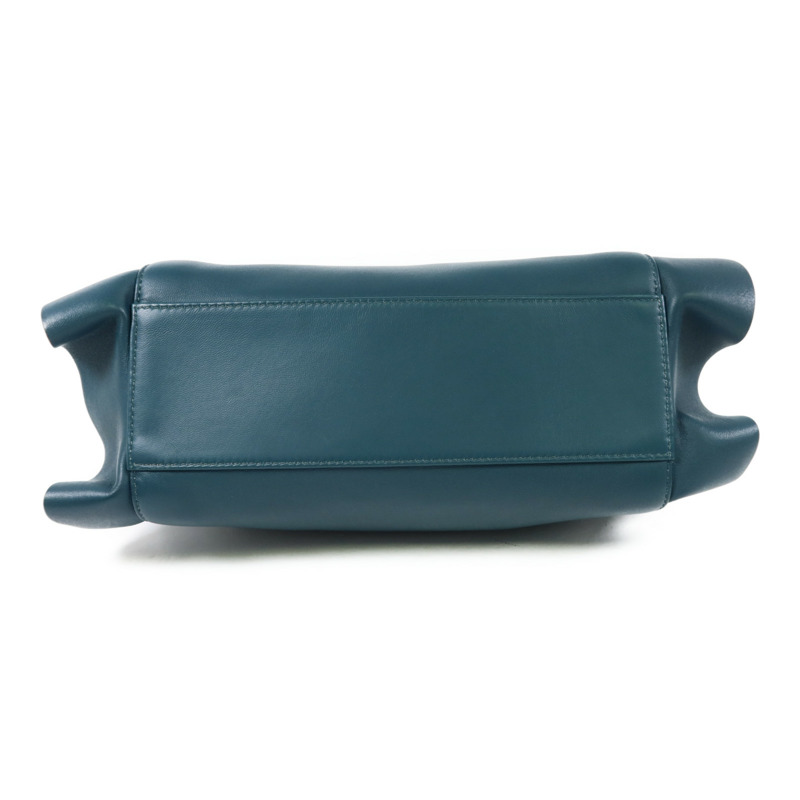 FENDI 羊皮皮革Peekaboo Wave銀扣手挽肩背兩用袋-3