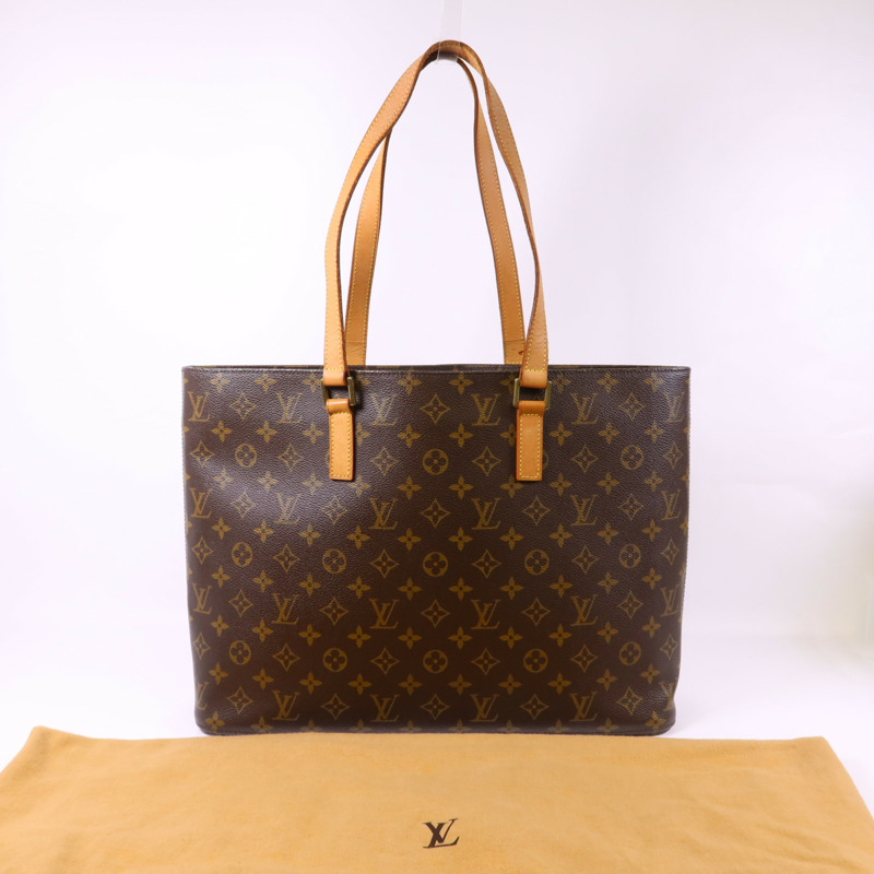 LOUIS VUITTON Monogram Luco Tote Bag金扣肩背袋-26
