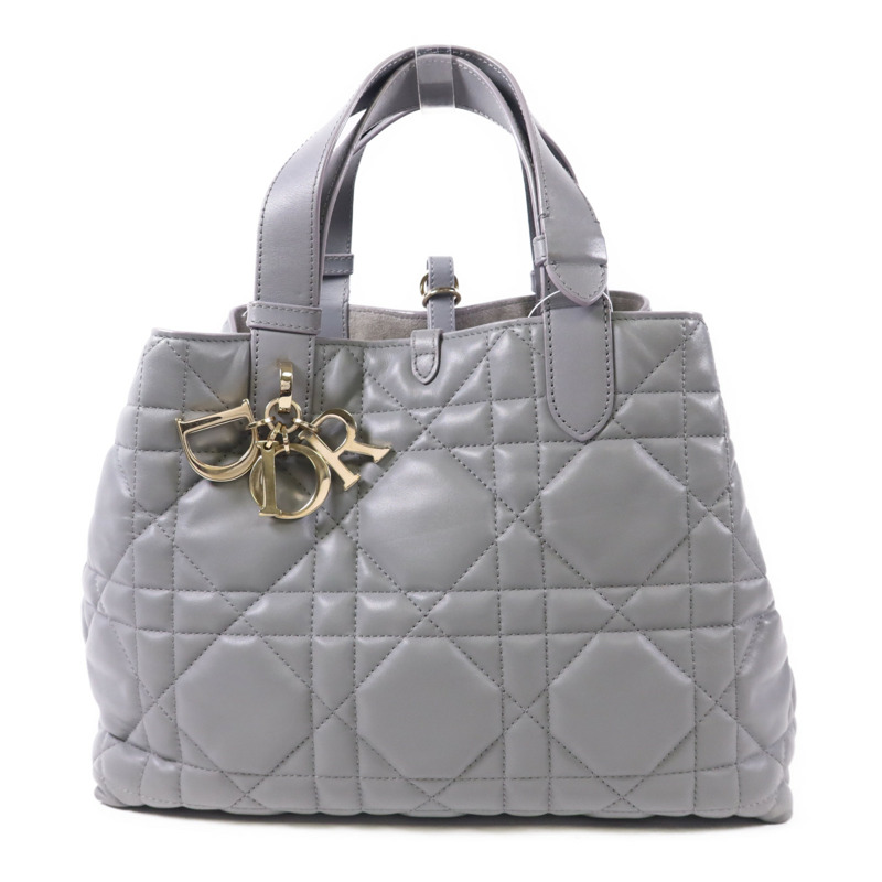 Dior 牛皮皮革Toujours Medium金扣手挽袋-0