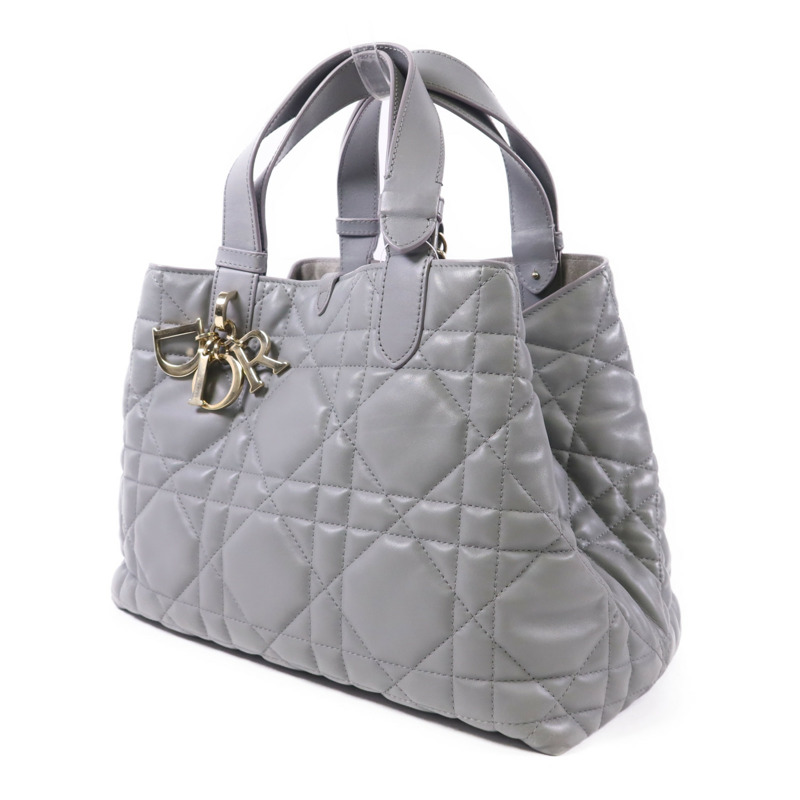 Dior 牛皮皮革Toujours Medium金扣手挽袋-2