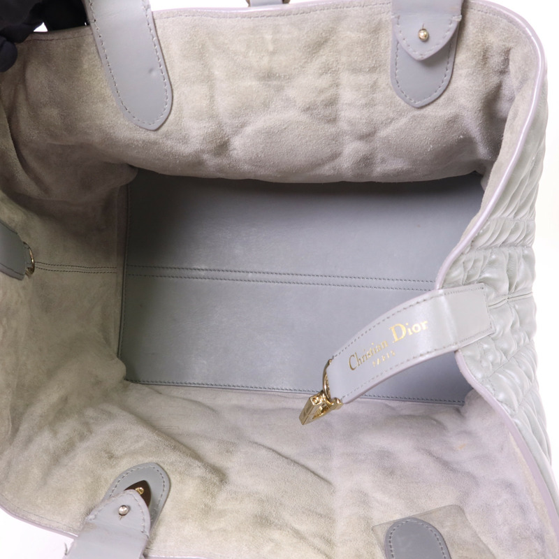 Dior 牛皮皮革Toujours Medium金扣手挽袋-5