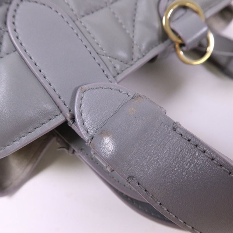 Dior 牛皮皮革Toujours Medium金扣手挽袋-16