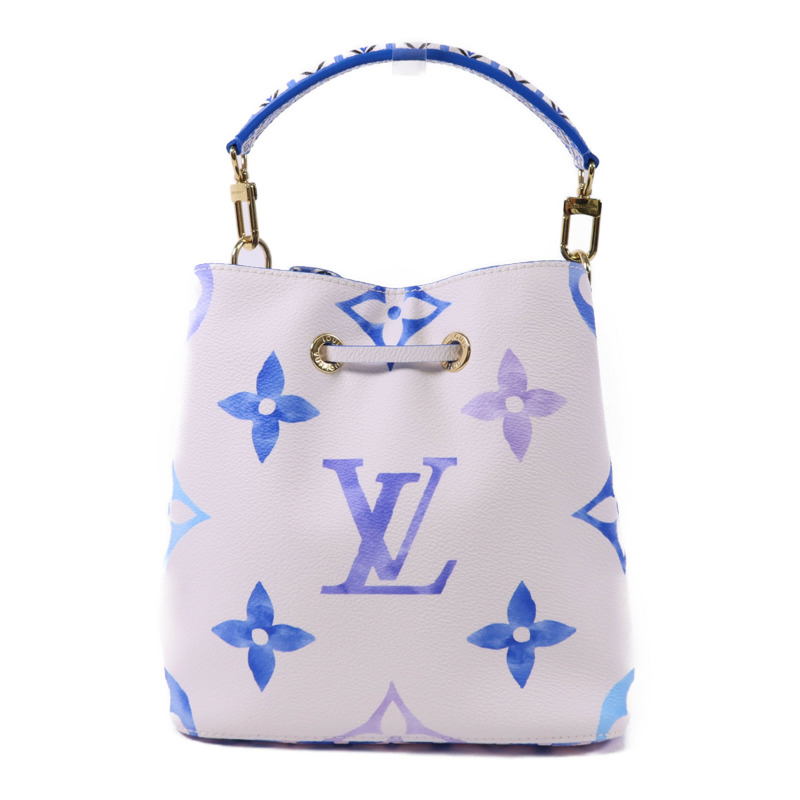 LOUIS VUITTON Monogram Watercolor By The Pool Neo Noe BB金扣手挽肩背兩用袋-1