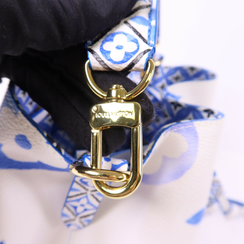 LOUIS VUITTON Monogram Watercolor By The Pool Neo Noe BB金扣手挽肩背兩用袋-8