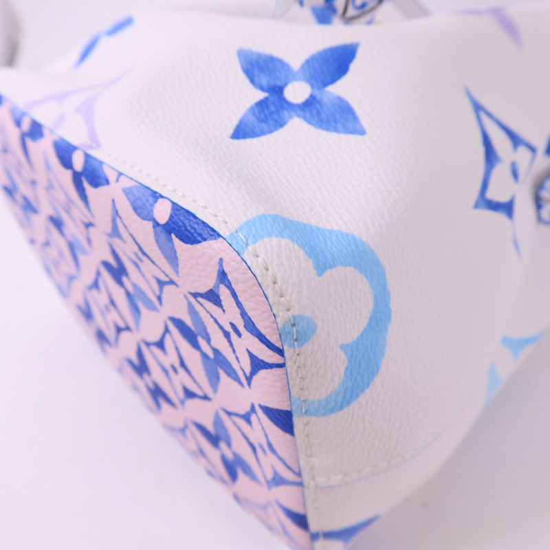 LOUIS VUITTON Monogram Watercolor By The Pool Neo Noe BB金扣手挽肩背兩用袋-9