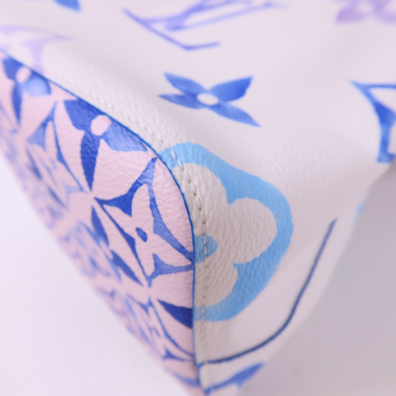 LOUIS VUITTON Monogram Watercolor By The Pool Neo Noe BB金扣手挽肩背兩用袋-11