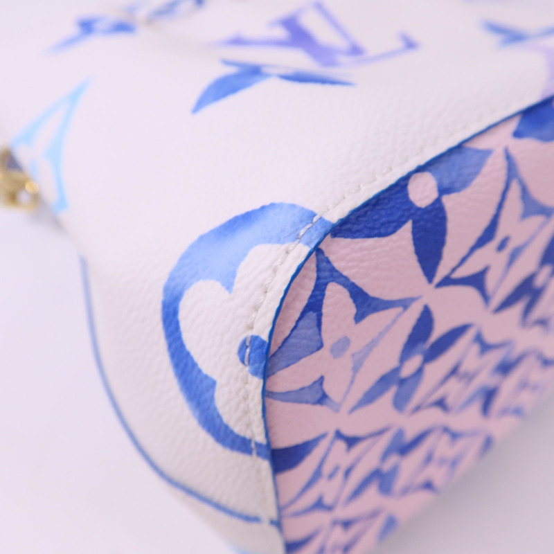 LOUIS VUITTON Monogram Watercolor By The Pool Neo Noe BB金扣手挽肩背兩用袋-12