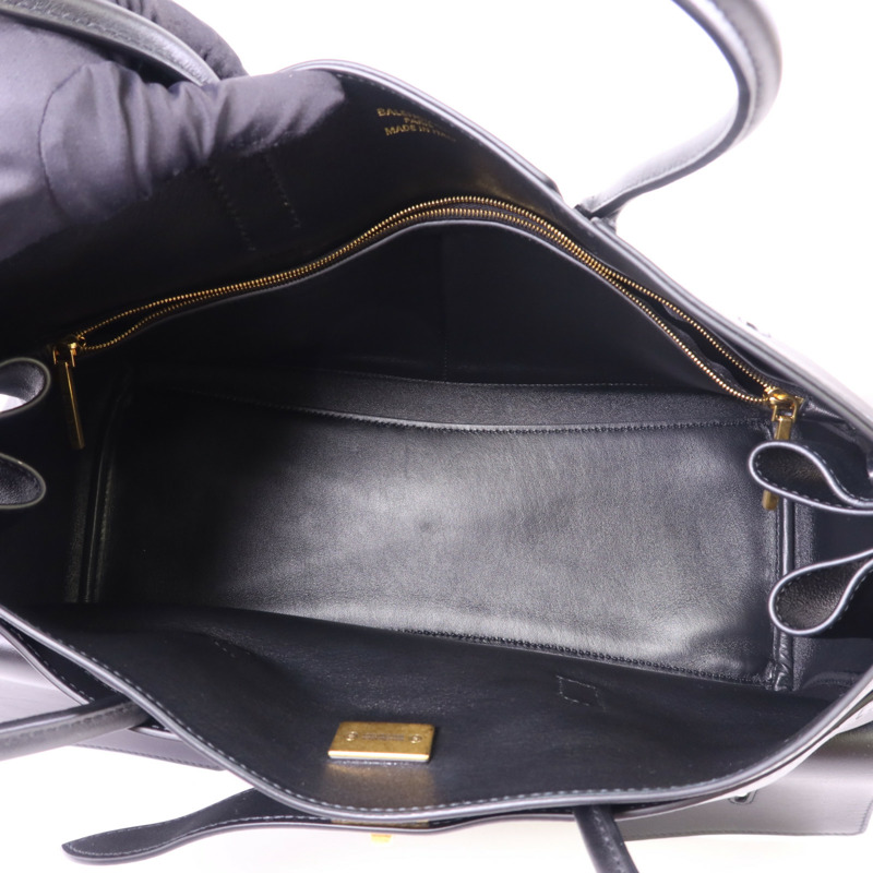 BALENCIAGA 牛皮皮革Bel Air金扣肩背袋-5