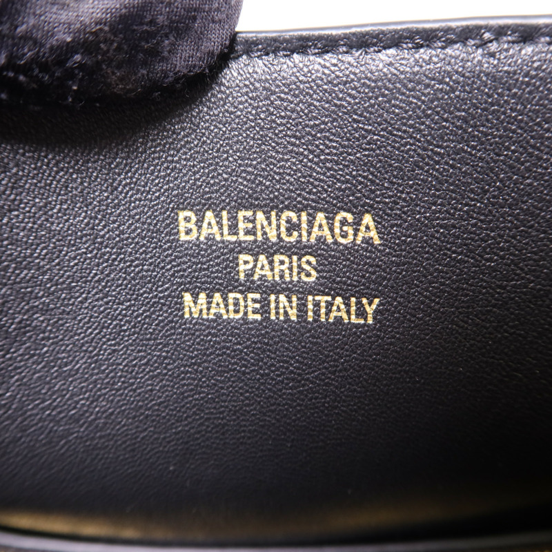 BALENCIAGA 牛皮皮革Bel Air金扣肩背袋-6