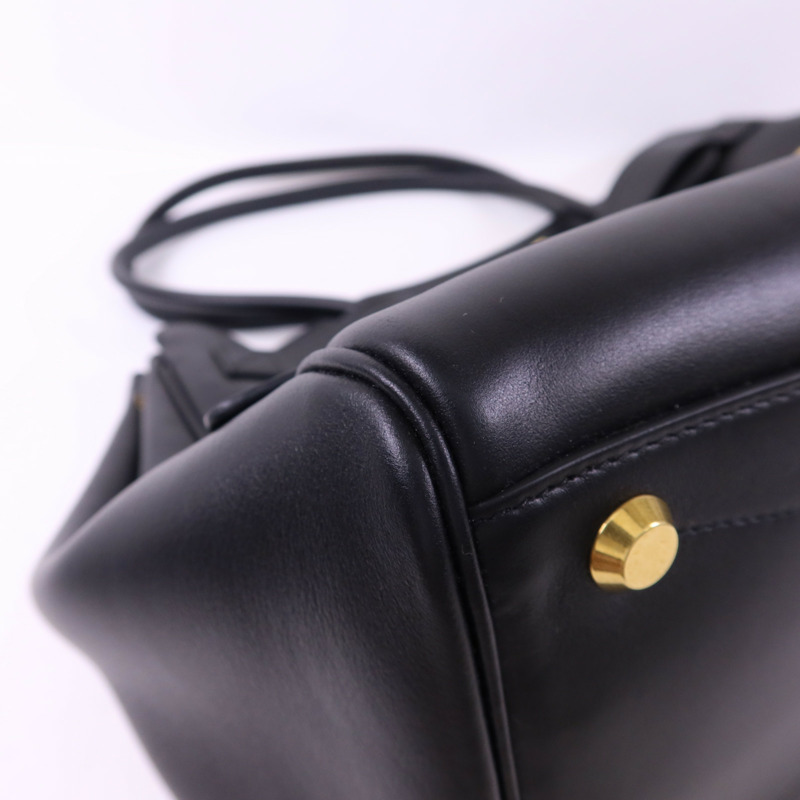 BALENCIAGA 牛皮皮革Bel Air金扣肩背袋-12