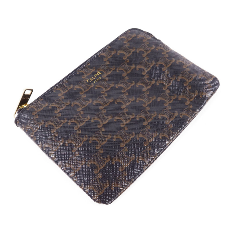 CELINE 塗層帆布Card Case金扣卡片套-2