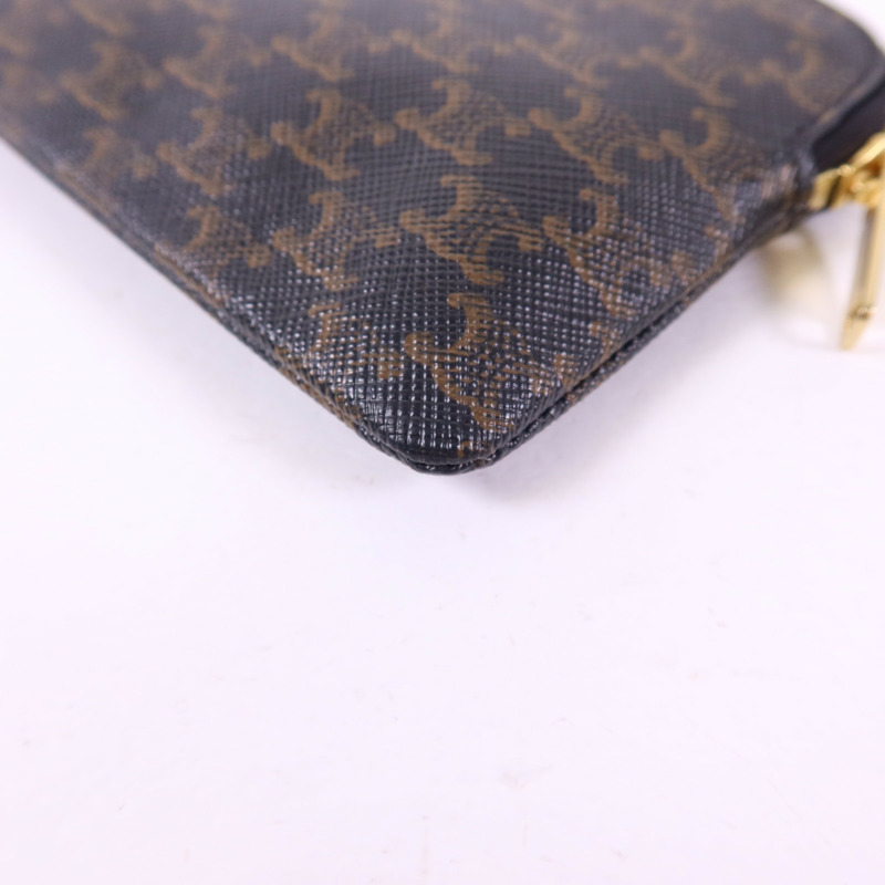 CELINE 塗層帆布Card Case金扣卡片套-10