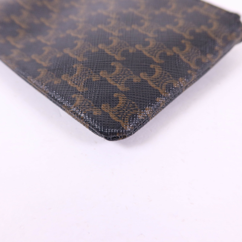 CELINE 塗層帆布Card Case金扣卡片套-12