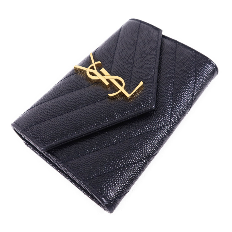 SAINT LAURENT 牛皮皮革Card Case金扣卡片套-2