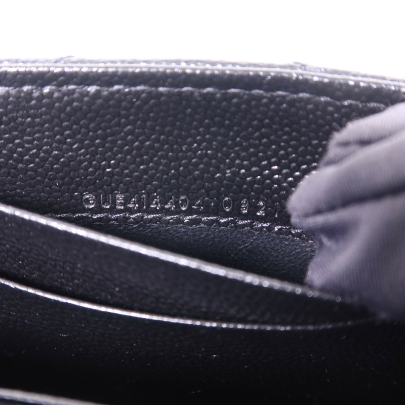 SAINT LAURENT 牛皮皮革Card Case金扣卡片套-6