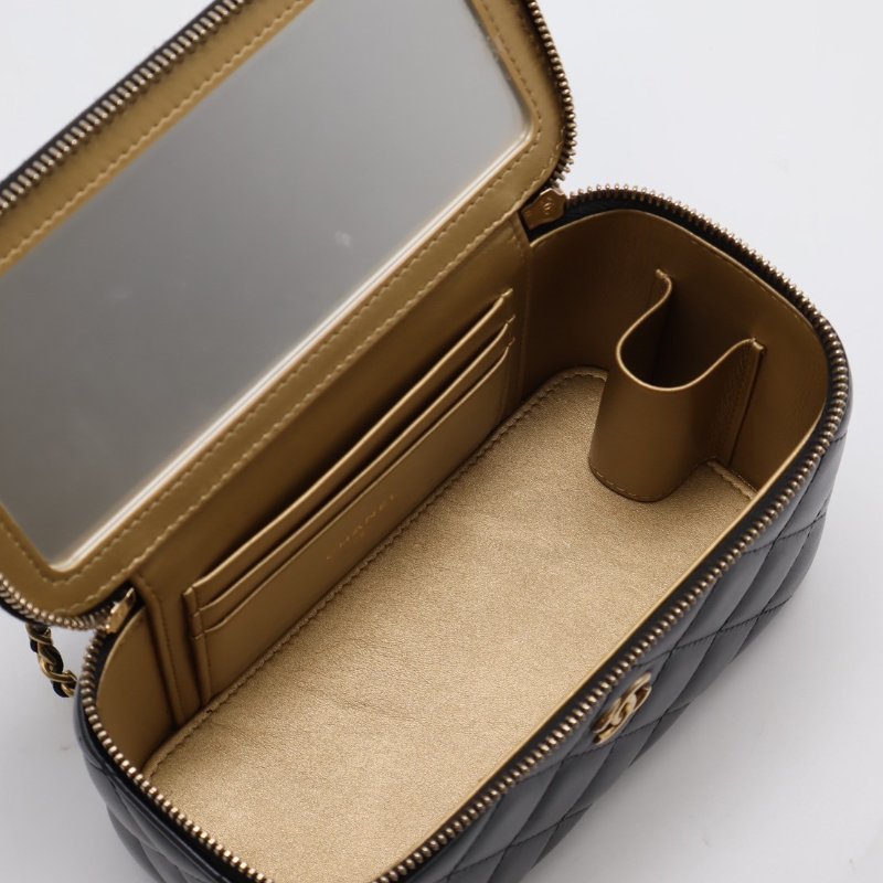 CHANEL 金球長盒子 - 黑金-2