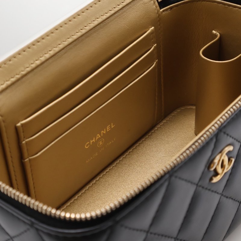 CHANEL 金球長盒子 - 黑金-3