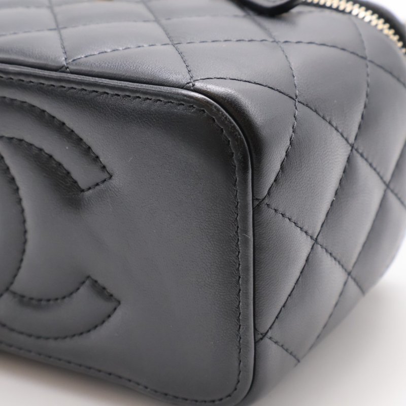 CHANEL 金球長盒子 - 黑金-5