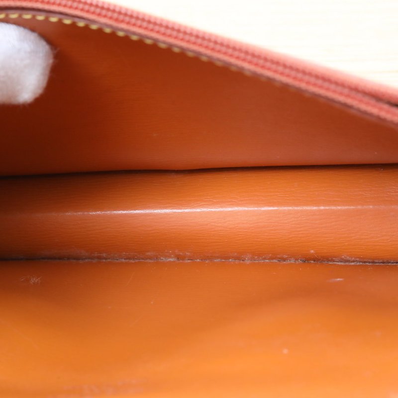 LOUIS VUITTON 棕色EPI水波紋牛皮1992lv中古腰包水波紋全皮肩背包-2