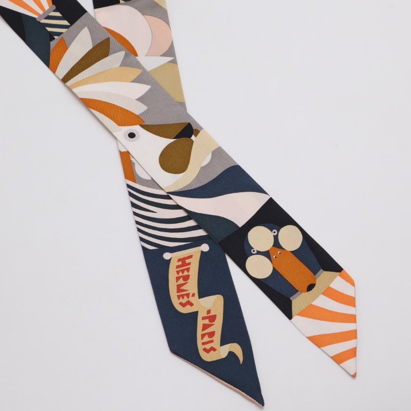 HERMES Parade en Fanfare盛大遊行Twilly - 白馬-3