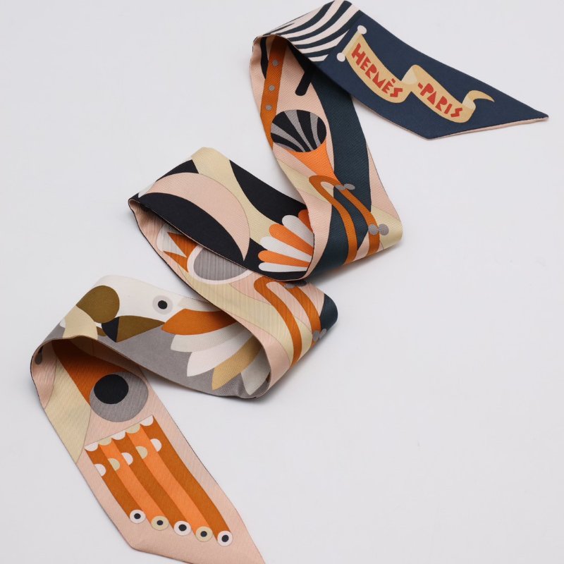 HERMES Parade en Fanfare盛大遊行Twilly - 白馬-6